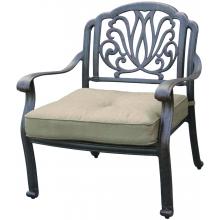 Darlee Elisabeth Patio Deep Seating Lounge Chair - Antique Bronze