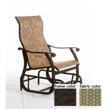 Sterling Aluminum High Back Sling Glider With Terra Frame And B0652 Fabric
