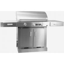 TEC Gas Grills Sterling G3000 FR Infrared Natural Gas Grill On Cabinet