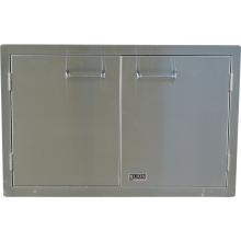 Lion 33 X 22 Stainless Steel Double Access Door With Towel Rack