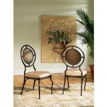Powell Furniture - Basil Antique Brown Dining Side Chairs 18 Inch Seat Height - 2 Chairs In 1 Carton - 364-434