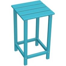 Poly-Wood Recycled Plastic Wood Long Island Adirondack Counter End Table - 15 Inch Square