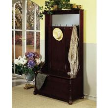 Powell Furniture - Heirloom Cherry Hall Tree With Storage Bench - 998-299