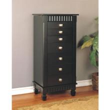 Powell Furniture - Contemporary Merlot Jewelry Armoire - 383-316