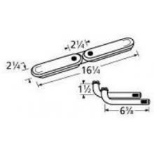 Stainless Steel Oval Twin, Centered, 2.25 Inch Offset Burner 11512-76412