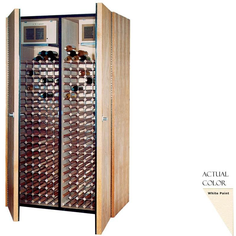 Vinotemp VINO-600-2-W 400 Bottle Wine Cellar With Two Cooling Units - White