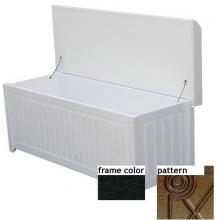 Eagle One Recycled Plastic Brisbane Cushioned Top Deck Box Diamond Pattern - Black