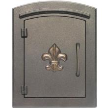 Manchester Bronze Column Mailbox Insert (Fleur De Lis)
