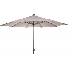 California Umbrella 9-Ft. Octagonal Market Umbrella With Crank Lift And Push Button Tilt - Antique Beige