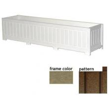 Eagle One Recycled Plastic 48 Inch Catalina Planter Box New England Pattern - Driftwood