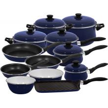Provence Blue Gloss Enamel On Steel 16 2 Pcs. Cookware Set