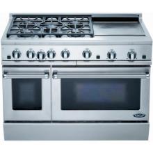 DCS Ranges 48 Inch Natural Gas Range With Griddle By Fisher Paykel - RGT-485GD