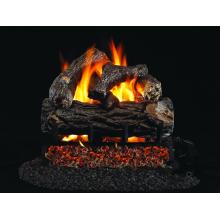 Golden Oak Designer Plus Peterson Real Fyre Vented Log Set