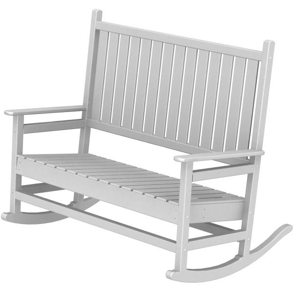 Poly-Wood Recycled Plastic Wood Traditional Double Rocking Chair Poly-Wood Recycled Plastic Wood Traditional Double Rocking Chair
