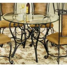Hillsdale Milan Dining Table - Copper/black - 4527dtbg44