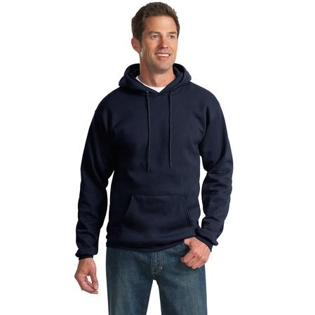 Port & Company Hooded Pullover Sweatshirt Large - Navy