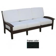 Eagle One Recycled Plastic Newport Couch With Cushions - Black