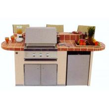 BBQ Guys Tropicana 84 Inch BBQ Grill Island
