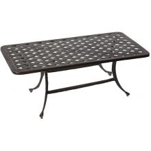 Alfresco Home Weave 84 Inch Rectangular Dining Table & Base - Charcoal