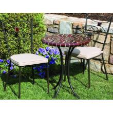 Alfresco Home Cognac Wrought Iron Bistro Set