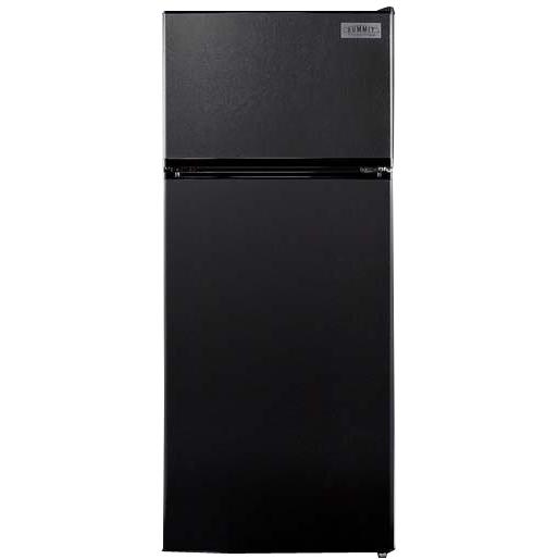 Summit 10.3 Cu. Ft. Refrigerator / Freezer With Ice Maker - Black - FF1112BLIM