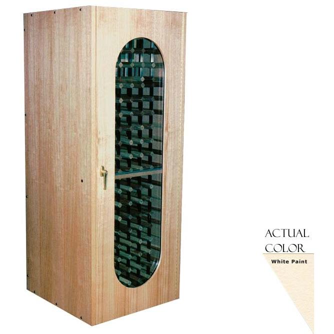 Vinotemp VINO-250MERCURY-W 160 Bottle Mercury Series Wine Cellar - Glass Doors / White Cabinet