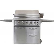 OCI Gas Grills Elite 36 Inch Propane Gas Grill On Cart With Sear Zone Burner And Rotisserie