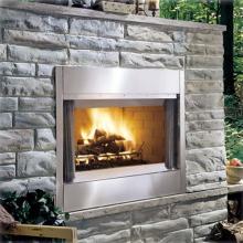 Monessen ODSR42A Al Fresco Series 42-Inch Outdoor Wood Burning Fireplace - Stainless Steel
