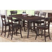 Hillsdale Cordova Counter Height Dining Set 7 Pieces - 4282DTBSG7