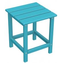 Poly-Wood Recycled Plastic Wood Long Island Adirondack End Table - 15 Inch Square