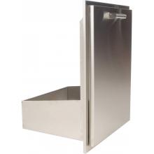BBQ Guys 300H Series Tilt-Out Trash Bin - Closed side View