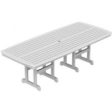 Poly-Wood Recycled Plastic Wood Nautical Dining Table - 44 X 96 Rectangular