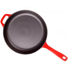 Lodge Skillets Island Spice Cast Iron Enamel Skillet, Gradated Red - EC11S43