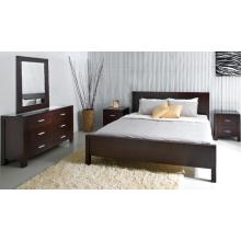 Abbyson Living Porter 5PC Queen Bedroom Set Cappucino HM-5000-QN5