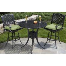 Alfresco Home Long Cove Aluminum Bistro Set