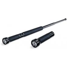 ASP Tactical Baton, Triad LED Light & Black Chrome Baton