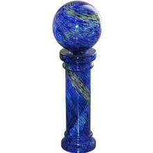 Alpine Glowing Gazing Globe Blue With Glass Stand -Glow In The Dark