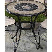 Alfresco Home Strada 30 Inch Round Bistro Table
