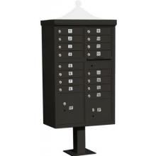 Regency F-Series 16-Door Cluster Box Unit - Black