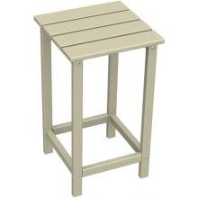 Poly-Wood Recycled Plastic Wood Long Island Adirondack Counter End Table - 15 Inch Square