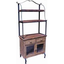 Groovy Stuff Teak Wood Bakers Rack & Cabinet - TF-334