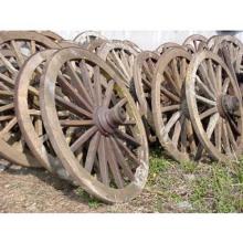 Groovy Stuff Antique Western Wood Wagon Wheel - TF-221