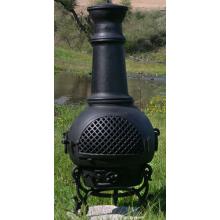 The Blue Rooster Gatsby Style Cast Aluminum Chiminea - Charcoal