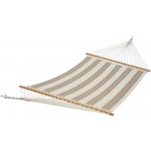 Pawleys Island QRD02 Large Quilted Fabric Hammock - Regency Sand Stripe