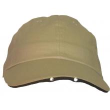 Panther Vision Lighted Unstructured Hat W/ 2 LED Lights Khaki Tan