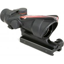 Trijicon ACOG 4x32 Rifle Scope - Red Chevron Reticle - Dual Illumination Rifle Scopes - Flattop Mount - TA31F