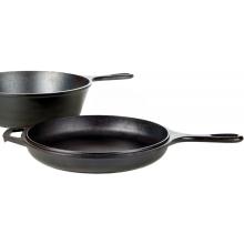 Lodge Cast Iron Cooker with Griddle Lid Seasoned