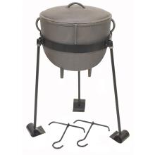 Bayou Classic Pots With Lid And Stand 4 Gallon Cast Iron Stew Pot