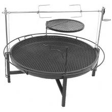 Landmann 36 Inch Round Rock Fire Pit With Rotisserie