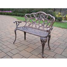 Oakland Living Hummingbird Cast Aluminum Outdoor Bench